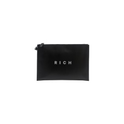 pochette john richmond UOMO BLACK - JR-B182 vista frontale
