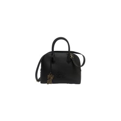 borsa sécret pon pon DONNA BLACK - ALIDA BAG vista frontale