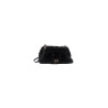 pochette secret pon pon DONNA BLACK - MARGARET FUR CLUTCH M vista frontale