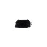 pochette secret pon pon DONNA BLACK - MARGARET FUR CLUTCH M vista posteriore