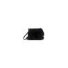 pochette secret pon pon DONNA BLACK - MARGARET FUR CLUTCH S vista posteriore