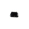 pochette secret pon pon DONNA BLACK - MARGARET FUR CLUTCH S vista frontale