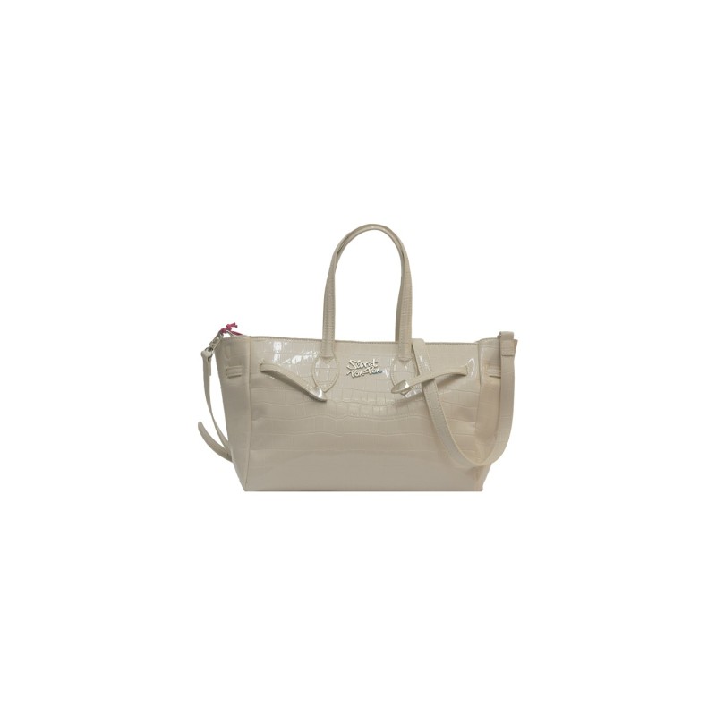borsa secret pon pon DONNA AVORIO BUTTER - MARLENE TOTE MEDIUM vista frontale