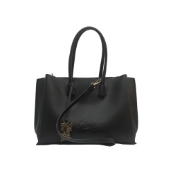 borsa secret pon pon DONNA BLACK - ALIDA TOTE  vista frontale