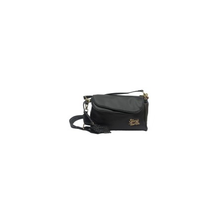 borsa secret pon pon DONNA BLACK - MARYLIN BAG SMALL vista frontale