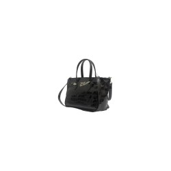 borsa secret pon pon DONNA BLACK - MARLENE TOTE MINI  vista laterale