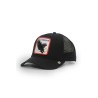 cappello goorin bros UNISEX NERO VOID - FREEDOM EAGLE TRUCKER - 101-2541 vista laterale