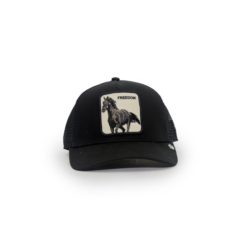 cappello goorin bros UNISEX NERO VOID - FREEDOM HORSE - 101-2594-VOI01-O/S vista frontale