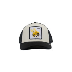 cappello goorin bros UNISEX BIANCO E NERO DUST/VOID - THE BUSY BEE - 101-2420-DUS02-O/S vista frontale