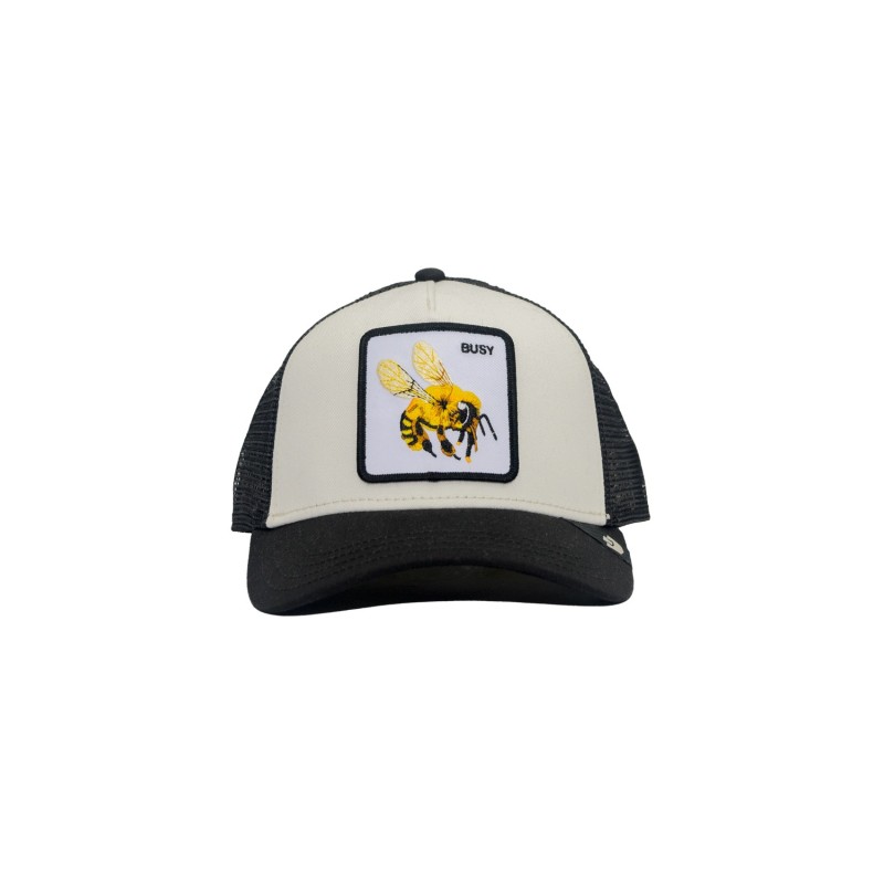 cappello goorin bros UNISEX BIANCO E NERO DUST/VOID - THE BUSY BEE - 101-2420-DUS02-O/S vista frontale