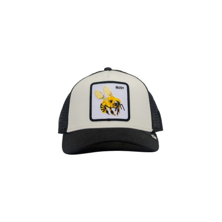 cappello goorin bros UNISEX BIANCO E NERO DUST/VOID - THE BUSY BEE - 101-2420-DUS02-O/S vista frontale