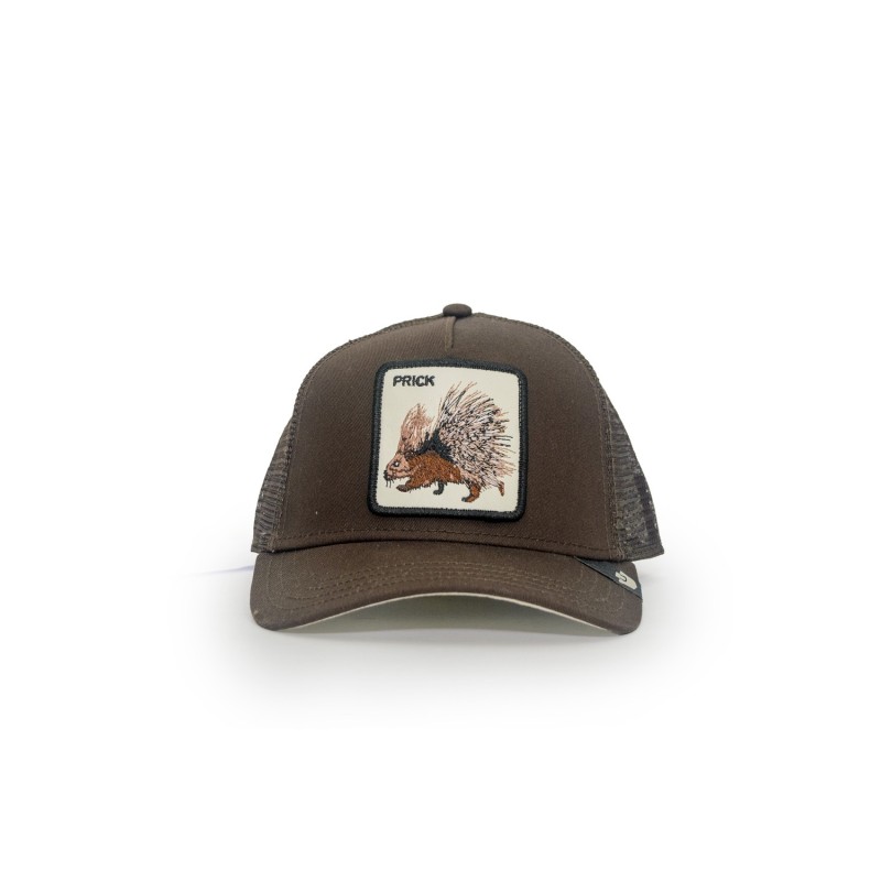 cappello goorin bros UNISEX MARRONE GROUND - PRICK TRUCKER - 101-2542 vista frontale