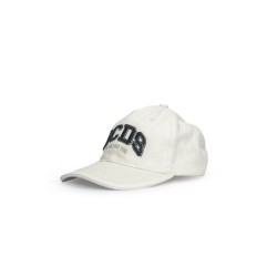 cappello gcds UNISEX 10 WHITE - B2EU5800AK6 vista laterale