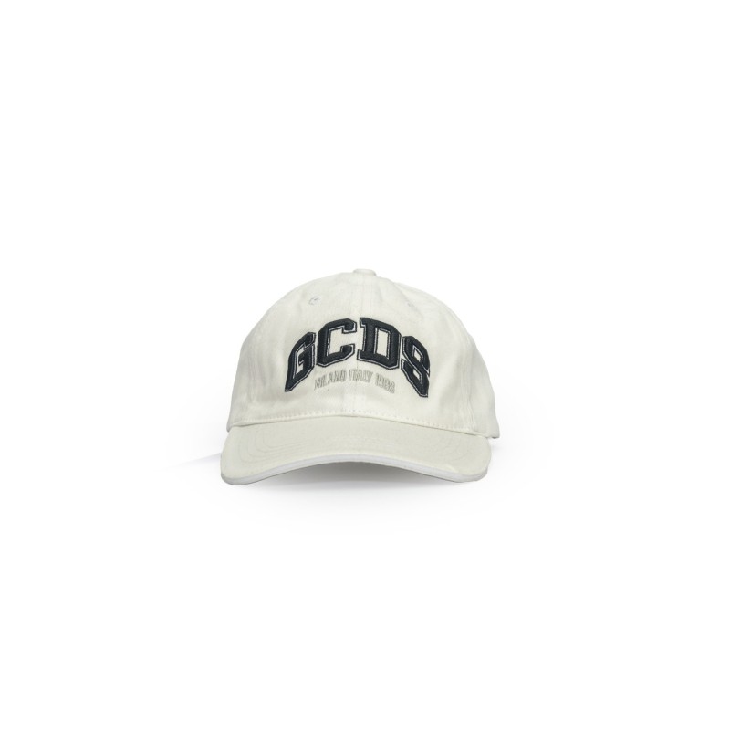 cappello gcds UNISEX 10 WHITE - B2EU5800AK6 vista frontale