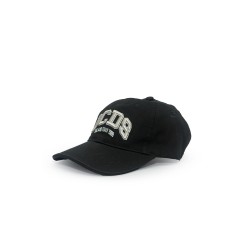 cappello gcds UNISEX 99 BLACK - B2EU5800AK6 vista laterale