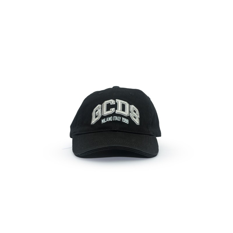 cappello gcds UNISEX 99 BLACK - B2EU5800AK6 vista frontale