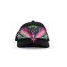cappello marcelo burlon county of milan UNISEX 110/94 NERO E PINK WINGS - COMAF250186 vista frontale