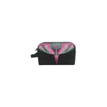 beauty case marcelo burlon county of milan UOMO NERO E ROSA - COMAF250150 vista frontale