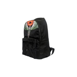zaino marcelo burlon county of milan UNISEX NERO E GREEN WINGS - COMAF250110 vista laterale