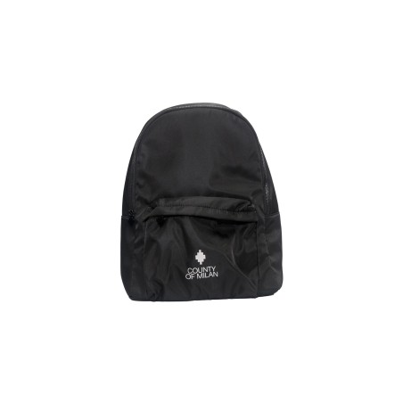 zaino marcelo burlon county of milan UNISEX NERO E BIANCO - COMAF250101 vista frontale