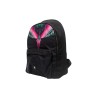 zaino marcelo burlon county of milan UNISEX NERO E PINK WINGS - COMAF250108 vista laterale