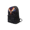 zaino marcelo burlon county of milan UNISEX NERO E YELLOW WINGS - COMAF250107 vista laterale