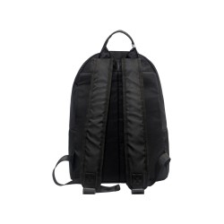 zaino marcelo burlon county of milan UNISEX NERO E YELLOW WINGS - COMAF250107 vista posteriore
