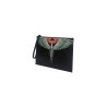 pochette marcelo burlon county of milan UOMO NERA E GREEN WINGS - COMAF250136 vista laterale