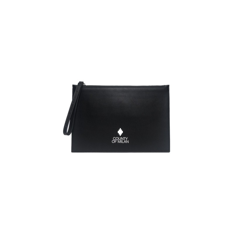 pochette marcelo burlon county of milan UOMO NERA E BIANCA - COMAF250132 vista frontale