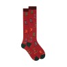 calze lunghe gallo UOMO ROSSE 30396 MARTE - AP516204 vista frontale