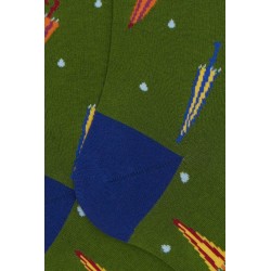calze lunghe gallo UOMO VERDI 30583 CACTUS - AP516200 vista dettaglio