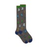 calze lunghe gallo UOMO GRIGIE 12154 PIRITE - AP516204 vista frontale