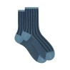 calze corte gallo DONNA 12640 POLVERE E BLU - AP508294 vista frontale