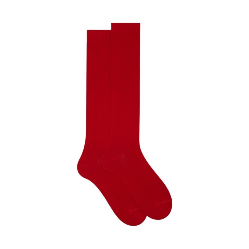 calze lunghe gallo UOMO 13580 ROSSE - AP113554 vista frontale