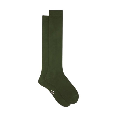 calze lunghe gallo UOMO VERDI 14566 MILITARE - AP113554 vista frontale