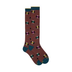 calze lunghe gallo UOMO MULTICOLORE 12685 ANATRA - AP516325 vista frontale