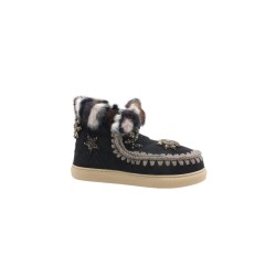 sneakers mou DONNA NERE BKBK - MU.FW111006A - ESKIMO vista laterale