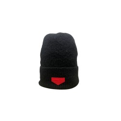 cappello marc ellis DONNA NERO E ROSSO - MEC-191 vista frontale