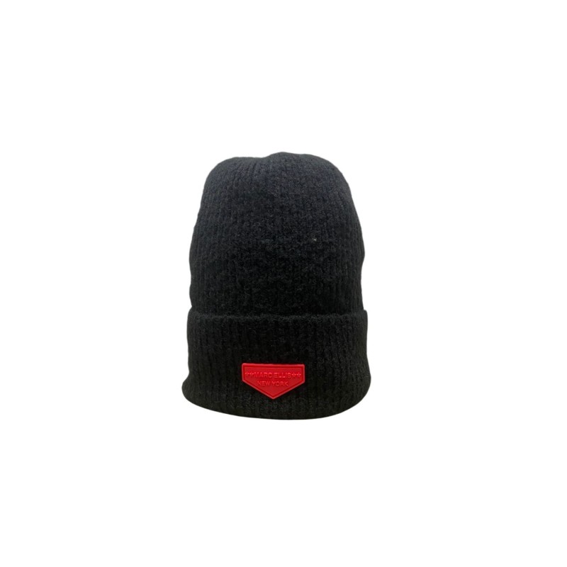 cappello marc ellis DONNA NERO E ROSSO - MEC-191 vista frontale