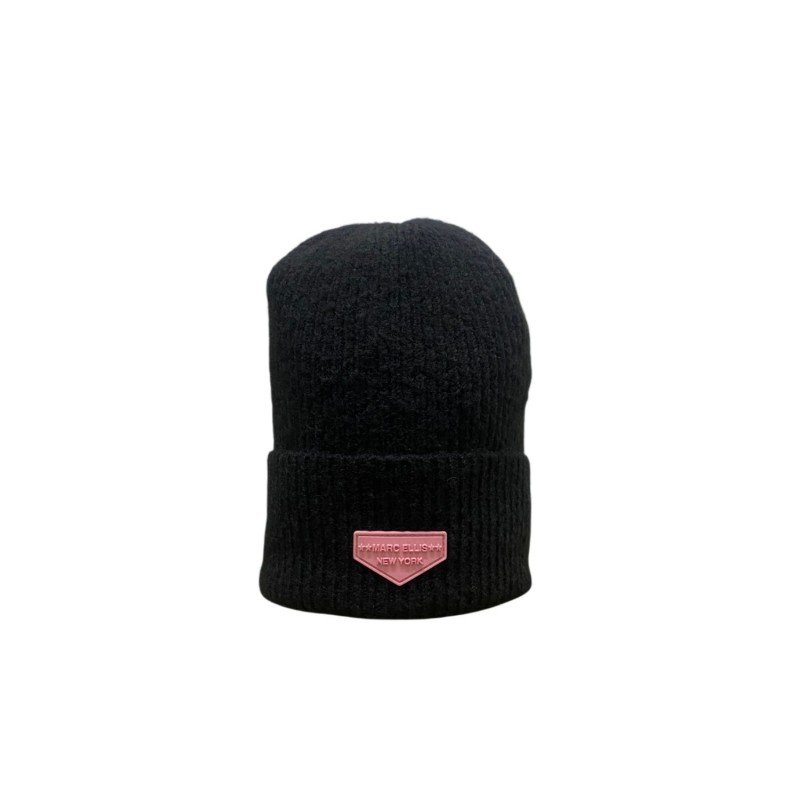 cappello marc ellis DONNA NERO E ROSA - MEC-191 vista frontale