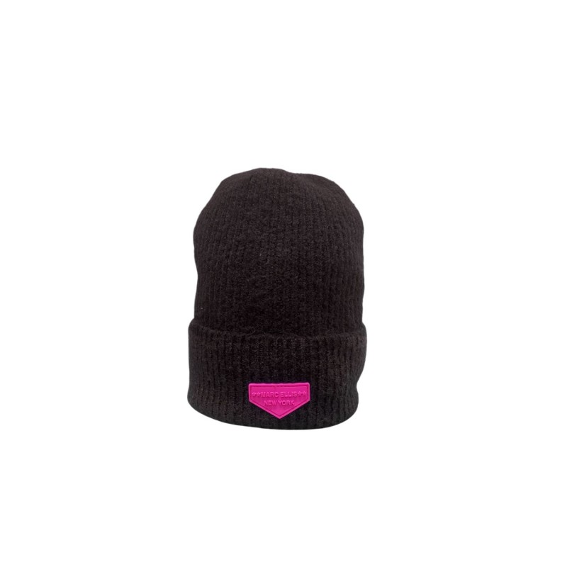 cappello marc ellis DONNA NERO E FUCSIA - MEC-191 vista frontale