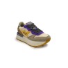 scarpe sun68 DONNA 31 BIANCO PANNA - BIG STARGIRL MIX MATERIAL vista laterale