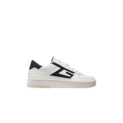 scarpe guess UOMO BIANCHE E BLU WHBLU - FM5SILELE12 vista laterale