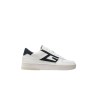scarpe guess UOMO BIANCHE E BLU WHBLU - FM5SILELE12 vista laterale