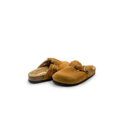 sabot scholl DONNA CUOIO COGNAC - FAE NEW F - F31810 1175 vista frontale