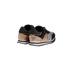 scarpe liu jo DONNA BLACK E GOLD 01040 - 4F2769TX007 vista posteriore
