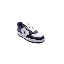 scarpe polo ralph lauren UOMO NAVY E WHITE - MASTERS CRT-SK-LTL vista laterale