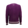 cardigan +39 masq UOMO VIOLA vista posteriore