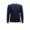 maglioncino +39 masq UOMO BLU CON TOPPE I17-MA0308 vista frontale