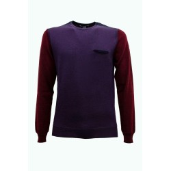 maglioncino +39 masq UOMO MULTICOLORE I18-MA080160-14-00 vista frontale